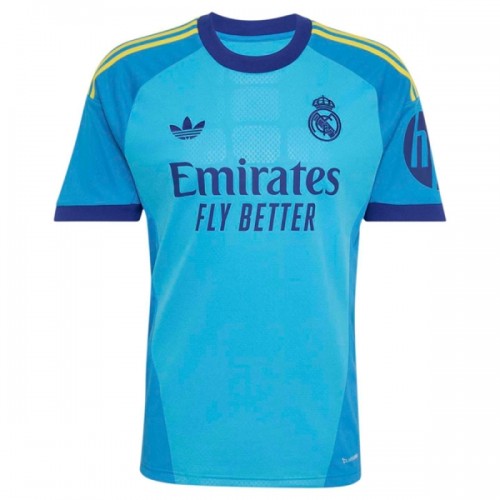 Fotballtrøye Real Madrid Bortedrakt Keeper 2026-27 Kortermet Fotballtrøye Real Madrid Bortedrakt Keeper 2026-27 Kortermet