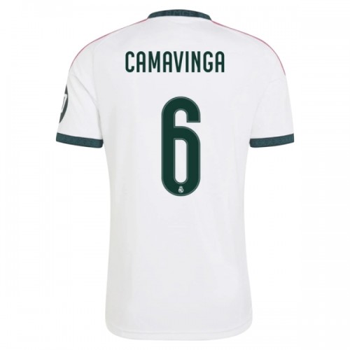 Fotballtrøye Real Madrid Camavinga 6 Hjemmedrakt 2026-27 Kortermet Fotballtrøye Real Madrid Camavinga 6 Hjemmedrakt 2026-27 Kortermet