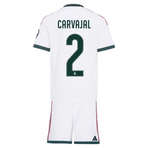 Fotballtrøye Real Madrid Carvajal 2 Hjemmedrakt 2026-27 Kortermet - Barn(+ Shorts) Fotballtrøye Real Madrid Carvajal 2 Hjemmedrakt 2026-27 Kortermet - Barn(+ Shorts)