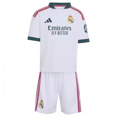 Fotballtrøye Real Madrid Hjemmedrakt 2026-27 Kortermet - Barn(+ Shorts) Fotballtrøye Real Madrid Hjemmedrakt 2026-27 Kortermet - Barn(+ Shorts)
