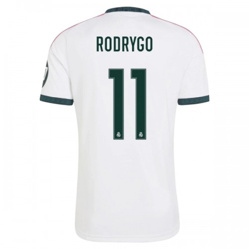 Fotballtrøye Real Madrid Rodrygo 11 Hjemmedrakt 2026-27 Kortermet Fotballtrøye Real Madrid Rodrygo 11 Hjemmedrakt 2026-27 Kortermet