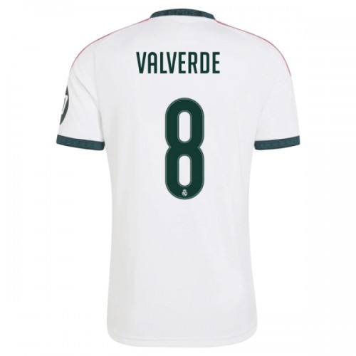 Fotballtrøye Real Madrid Valverde 8 Hjemmedrakt 2026-27 Kortermet Fotballtrøye Real Madrid Valverde 8 Hjemmedrakt 2026-27 Kortermet