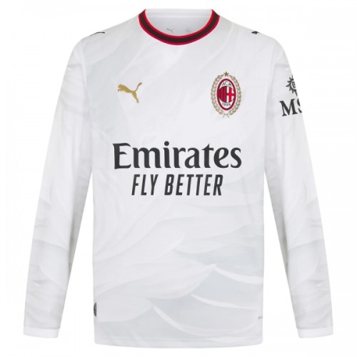 Fotballtrøye AC Milan Bortedrakt 2026-27 Langermet Fotballtrøye AC Milan Bortedrakt 2026-27 Langermet