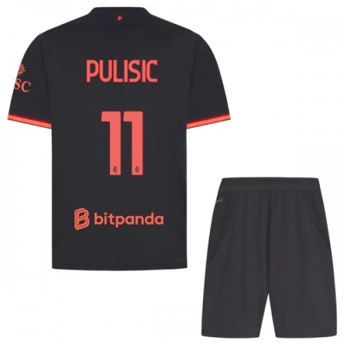 Fotballtrøye AC Milan Pulisic 11 Tredjedrakt 2026-27 Kortermet - Barn(+ Shorts) Fotballtrøye AC Milan Pulisic 11 Tredjedrakt 2026-27 Kortermet - Barn(+ Shorts)