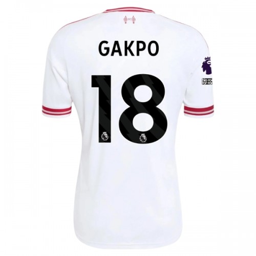 Fotballtrøye Liverpool Gakpo 18 Bortedrakt 2026-27 Kortermet Fotballtrøye Liverpool Gakpo 18 Bortedrakt 2026-27 Kortermet