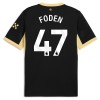Fotballtrøye Manchester City Foden 47 Bortedrakt 2026-27 Kortermet Fotballtrøye Manchester City Foden 47 Bortedrakt 2026-27 Kortermet