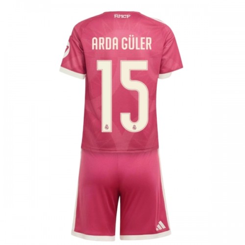 Fotballtrøye Real Madrid Arda Guler 15 Tredjedrakt 2026-27 Kortermet - Barn(+ Shorts) Fotballtrøye Real Madrid Arda Guler 15 Tredjedrakt 2026-27 Kortermet - Barn(+ Shorts)
