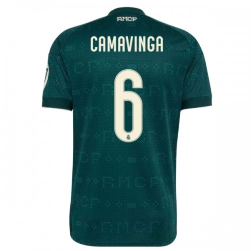 Fotballtrøye Real Madrid Camavinga 6 Bortedrakt 2026-27 Kortermet Fotballtrøye Real Madrid Camavinga 6 Bortedrakt 2026-27 Kortermet