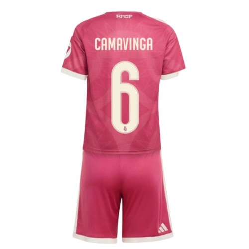 Fotballtrøye Real Madrid Camavinga 6 Tredjedrakt 2026-27 Kortermet - Barn(+ Shorts) Fotballtrøye Real Madrid Camavinga 6 Tredjedrakt 2026-27 Kortermet - Barn(+ Shorts)