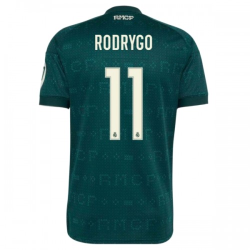 Fotballtrøye Real Madrid Rodrygo 11 Bortedrakt 2026-27 Kortermet Fotballtrøye Real Madrid Rodrygo 11 Bortedrakt 2026-27 Kortermet