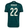 Fotballtrøye Real Madrid Rudiger 22 Bortedrakt 2026-27 Kortermet Fotballtrøye Real Madrid Rudiger 22 Bortedrakt 2026-27 Kortermet