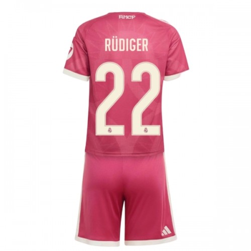 Fotballtrøye Real Madrid Rudiger 22 Tredjedrakt 2026-27 Kortermet - Barn(+ Shorts) Fotballtrøye Real Madrid Rudiger 22 Tredjedrakt 2026-27 Kortermet - Barn(+ Shorts)