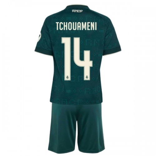 Fotballtrøye Real Madrid Tchouameni 14 Bortedrakt 2026-27 Kortermet - Barn(+ Shorts) Fotballtrøye Real Madrid Tchouameni 14 Bortedrakt 2026-27 Kortermet - Barn(+ Shorts)