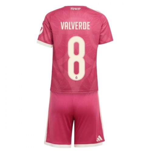 Fotballtrøye Real Madrid Valverde 8 Tredjedrakt 2026-27 Kortermet - Barn(+ Shorts) Fotballtrøye Real Madrid Valverde 8 Tredjedrakt 2026-27 Kortermet - Barn(+ Shorts)