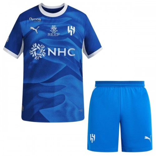 Fotballtrøye Al Hilal SFC Hjemmedrakt 2026-27 Kortermet - Barn(+ Shorts) Fotballtrøye Al Hilal SFC Hjemmedrakt 2026-27 Kortermet - Barn(+ Shorts)