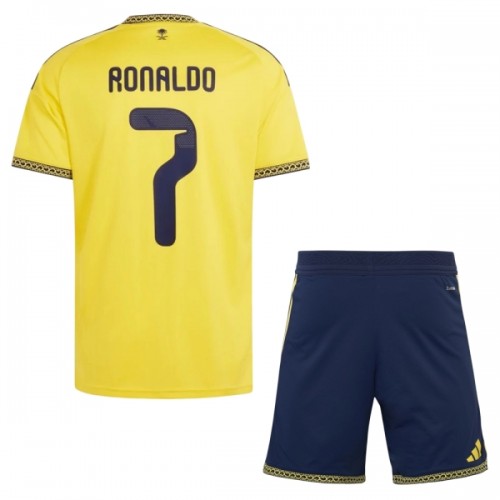 Fotballtrøye Al Nassr Ronaldo 7 Hjemmedrakt 2026-27 Kortermet - Barn(+ Shorts) Fotballtrøye Al Nassr Ronaldo 7 Hjemmedrakt 2026-27 Kortermet - Barn(+ Shorts)