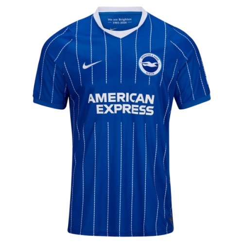 Fotballtrøye Brighton Hove Albion Hjemmedrakt 2026-27 Kortermet Fotballtrøye Brighton Hove Albion Hjemmedrakt 2026-27 Kortermet