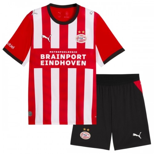 Fotballtrøye PSV Eindhoven Hjemmedrakt 2026-27 Kortermet - Barn(+ Shorts) Fotballtrøye PSV Eindhoven Hjemmedrakt 2026-27 Kortermet - Barn(+ Shorts)