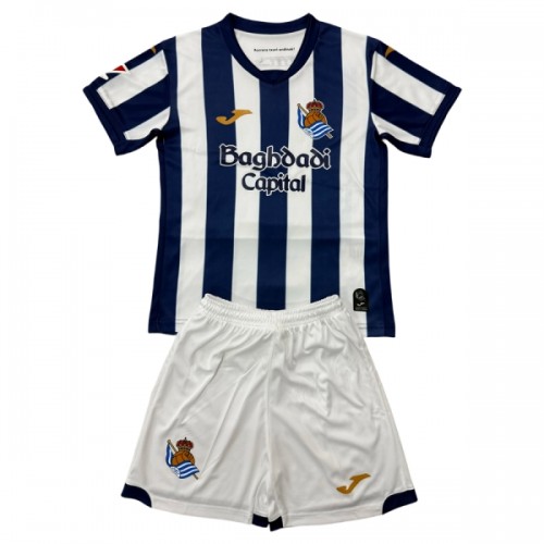 Fotballtrøye Real Sociedad Hjemmedrakt 2026-27 Kortermet - Barn(+ Shorts) Fotballtrøye Real Sociedad Hjemmedrakt 2026-27 Kortermet - Barn(+ Shorts)