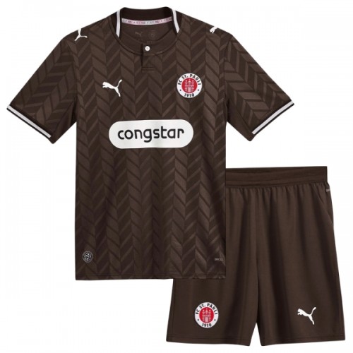 Fotballtrøye St Pauli Hjemmedrakt 2026-27 Kortermet - Barn(+ Shorts) Fotballtrøye St Pauli Hjemmedrakt 2026-27 Kortermet - Barn(+ Shorts)