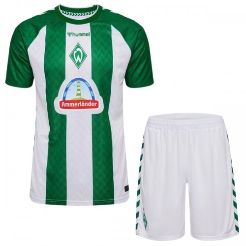 Fotballtrøye Werder Bremen Hjemmedrakt 2026-27 Kortermet - Barn(+ Shorts) Fotballtrøye Werder Bremen Hjemmedrakt 2026-27 Kortermet - Barn(+ Shorts)