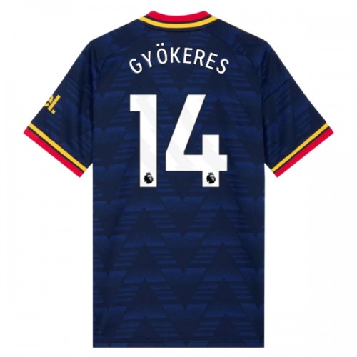 Fotballtrøye Arsenal Gyokeres 14 Bortedrakt 2026-27 Kortermet Fotballtrøye Arsenal Gyokeres 14 Bortedrakt 2026-27 Kortermet
