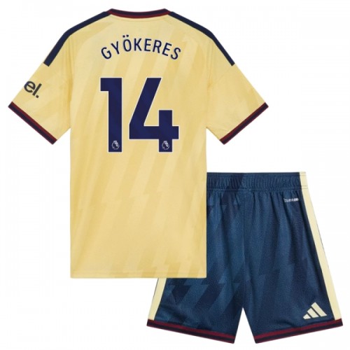 Fotballtrøye Arsenal Gyokeres 14 Tredjedrakt 2026-27 Kortermet - Barn(+ Shorts) Fotballtrøye Arsenal Gyokeres 14 Tredjedrakt 2026-27 Kortermet - Barn(+ Shorts)