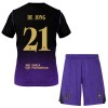 Fotballtrøye FC Barcelona F. De Jong 21 Bortedrakt 2026-27 Kortermet - Barn(+ Shorts)