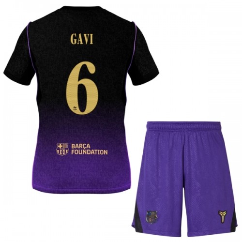 Fotballtrøye FC Barcelona Gavi 6 Bortedrakt 2026-27 Kortermet - Barn(+ Shorts) Fotballtrøye FC Barcelona Gavi 6 Bortedrakt 2026-27 Kortermet - Barn(+ Shorts)