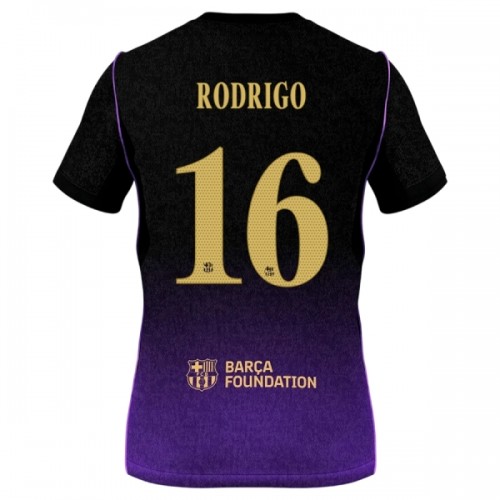 Fotballtrøye FC Barcelona Rodrigo 16 Bortedrakt 2026-27 Kortermet Fotballtrøye FC Barcelona Rodrigo 16 Bortedrakt 2026-27 Kortermet