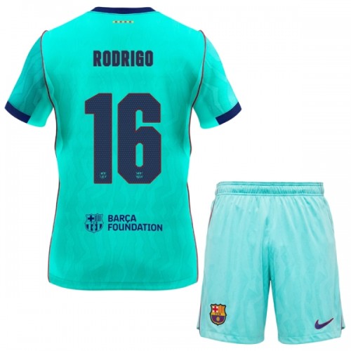 Fotballtrøye FC Barcelona Rodrigo 16 Tredjedrakt 2026-27 Kortermet - Barn(+ Shorts) Fotballtrøye FC Barcelona Rodrigo 16 Tredjedrakt 2026-27 Kortermet - Barn(+ Shorts)
