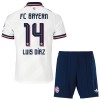 Fotballtrøye FC Bayern München Luis Diaz 14 Bortedrakt 2026-27 Kortermet - Barn(+ Shorts) Fotballtrøye FC Bayern München Luis Diaz 14 Bortedrakt 2026-27 Kortermet - Barn(+ Shorts)