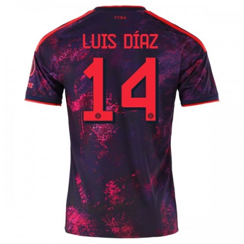 Fotballtrøye FC Bayern München Luis Diaz 14 Tredjedrakt 2026-27 Kortermet Fotballtrøye FC Bayern München Luis Diaz 14 Tredjedrakt 2026-27 Kortermet
