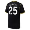 Fotballtrøye Chelsea Caicedo 25 Bortedrakt 2026-27 Kortermet