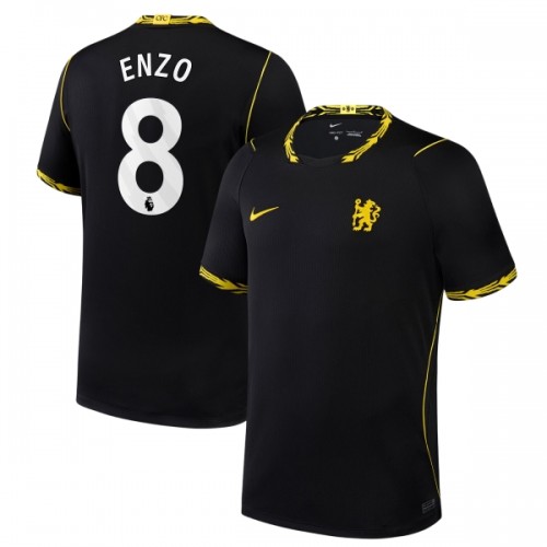 Fotballtrøye Chelsea Enzo 8 Bortedrakt 2026-27 Kortermet Fotballtrøye Chelsea Enzo 8 Bortedrakt 2026-27 Kortermet
