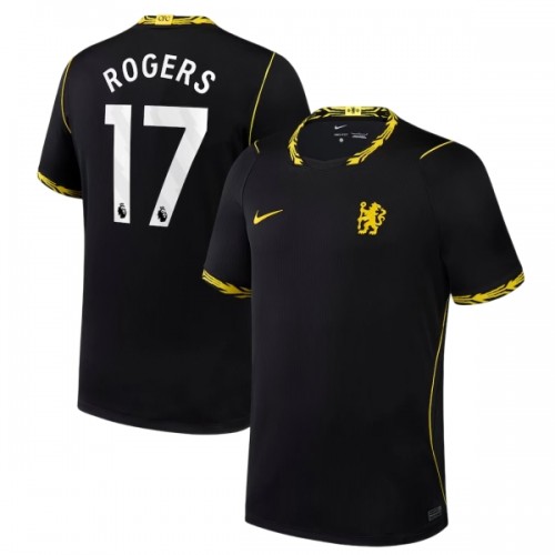 Fotballtrøye Chelsea Rogers 17 Bortedrakt 2026-27 Kortermet Fotballtrøye Chelsea Rogers 17 Bortedrakt 2026-27 Kortermet