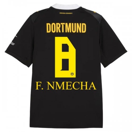Fotballtrøye Borussia Dortmund F. Nmecha 8 Bortedrakt 2026-27 Kortermet Fotballtrøye Borussia Dortmund F. Nmecha 8 Bortedrakt 2026-27 Kortermet