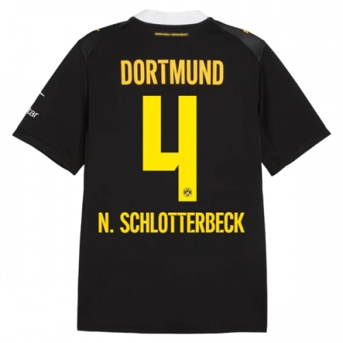 Fotballtrøye Borussia Dortmund N. Schlotterbeck 4 Bortedrakt 2026-27 Kortermet Fotballtrøye Borussia Dortmund N. Schlotterbeck 4 Bortedrakt 2026-27 Kortermet