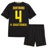 Fotballtrøye Borussia Dortmund N. Schlotterbeck 4 Bortedrakt 2026-27 Kortermet - Barn(+ Shorts) Fotballtrøye Borussia Dortmund N. Schlotterbeck 4 Bortedrakt 2026-27 Kortermet - Barn(+ Shorts)
