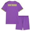 Fotballtrøye Borussia Dortmund Tredjedrakt 2026-27 Kortermet - Barn(+ Shorts)