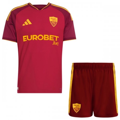 Fotballtrøye AS Roma Hjemmedrakt 2026-27 Kortermet - Barn(+ Shorts) Fotballtrøye AS Roma Hjemmedrakt 2026-27 Kortermet - Barn(+ Shorts)