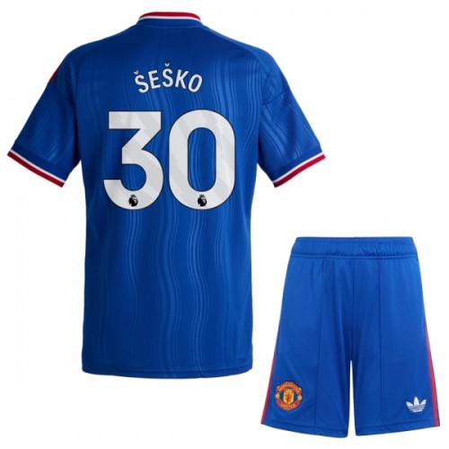 Fotballtrøye Manchester United Sesko 30 Bortedrakt 2026-27 Kortermet - Barn(+ Shorts) Fotballtrøye Manchester United Sesko 30 Bortedrakt 2026-27 Kortermet - Barn(+ Shorts)