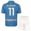 Fotballtrøye SSC SSC Napoli De Bruyne 11 Hjemmedrakt 2026-27 Kortermet - Barn(+ Shorts)