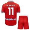 Fotballtrøye SSC SSC Napoli De Bruyne 11 Tredjedrakt 2026-27 Kortermet - Barn(+ Shorts)