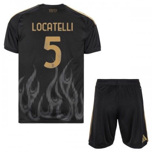 Fotballtrøye Juventus Locatelli 5 Tredjedrakt 2026-27 Kortermet - Barn(+ Shorts) Fotballtrøye Juventus Locatelli 5 Tredjedrakt 2026-27 Kortermet - Barn(+ Shorts)
