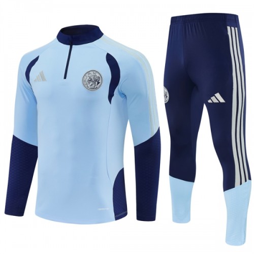 Ajax Trenings Collegegenser Kvart-Zip 2026-27 Blå Ajax Trenings Collegegenser Kvart-Zip 2026-27 Blå
