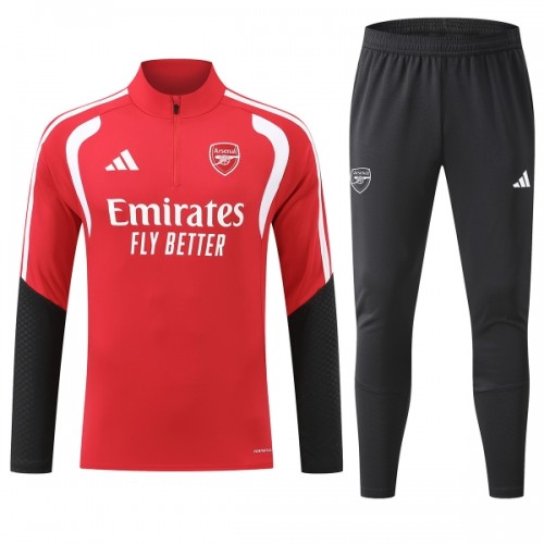 Arsenal Trenings Collegegenser Kvart-Zip 2026-27 Rød Arsenal Trenings Collegegenser Kvart-Zip 2026-27 Rød