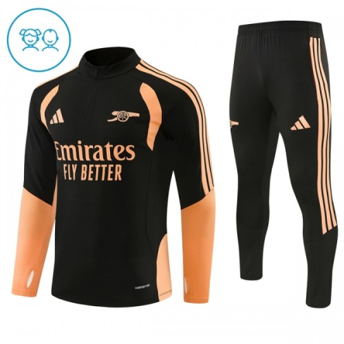 Arsenal Trenings Collegegenser Kvart-Zip 2026-27 Svart - Barn Arsenal Trenings Collegegenser Kvart-Zip 2026-27 Svart - Barn