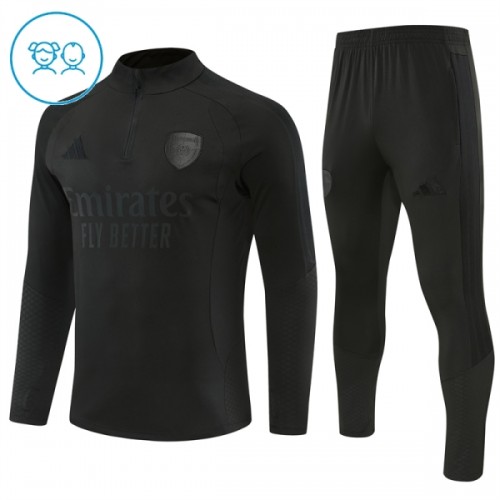 Arsenal Trenings Collegegenser Kvart-Zip 2026-27 Svart - Barn Arsenal Trenings Collegegenser Kvart-Zip 2026-27 Svart - Barn