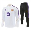 Barcelona Trenings Collegegenser Kvart-Zip 2026-27 Hvit Barcelona Trenings Collegegenser Kvart-Zip 2026-27 Hvit